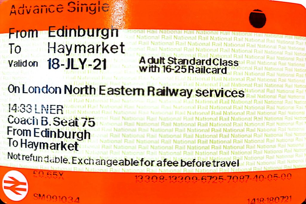 how to use the train - paper ticket