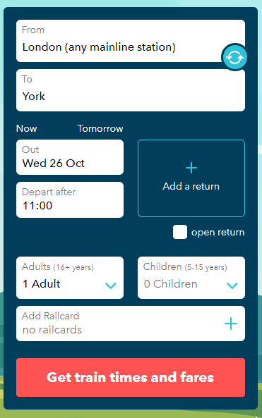 how to use the train- buying a ticket