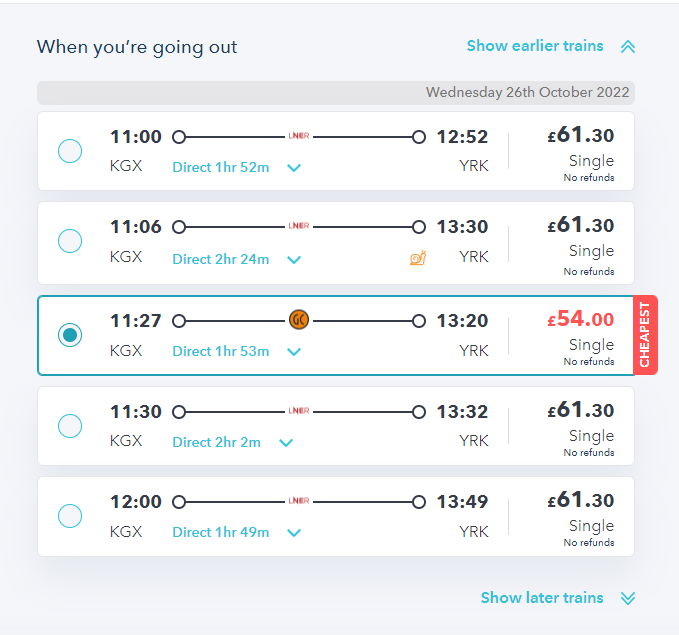 how to use the train - SmartSplit website