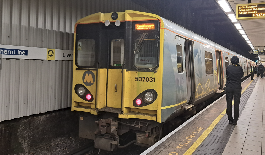 old merseyrail train