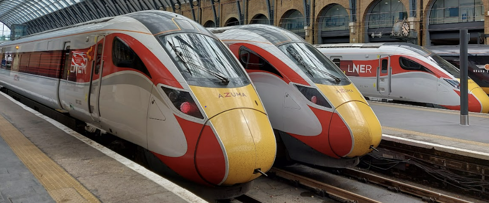lner azuma newcastle to london trains at kings cross