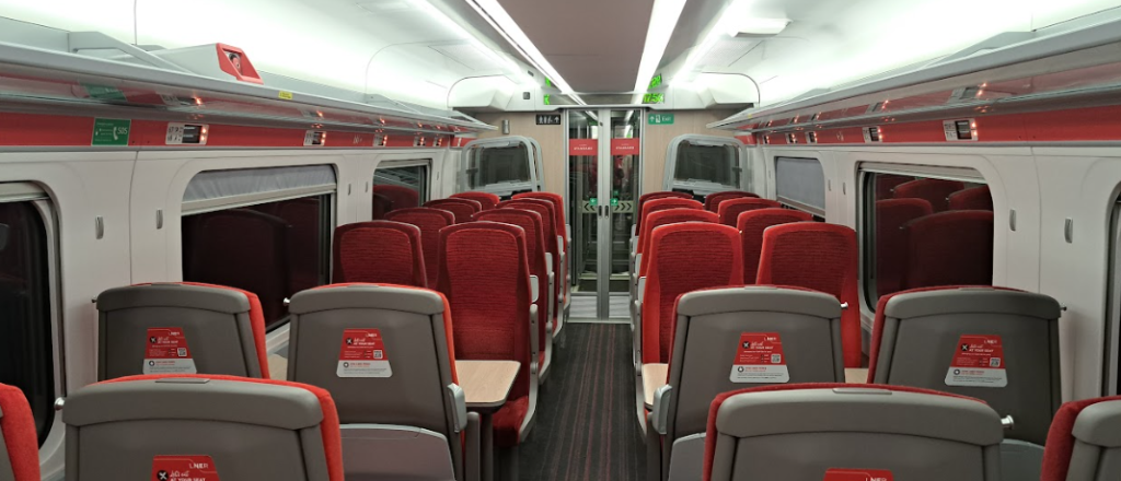 interior of an lner azuma