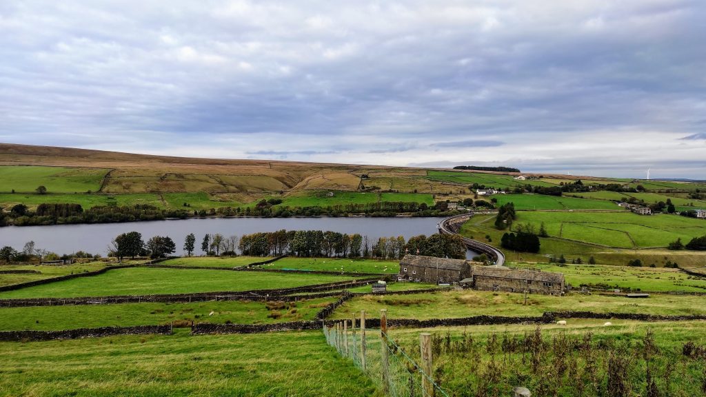 countryside in the vicinity of littleborough