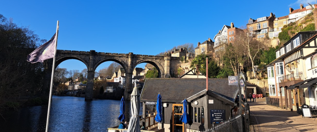 Knaresborough - which can be reached on cheap days out by train from york